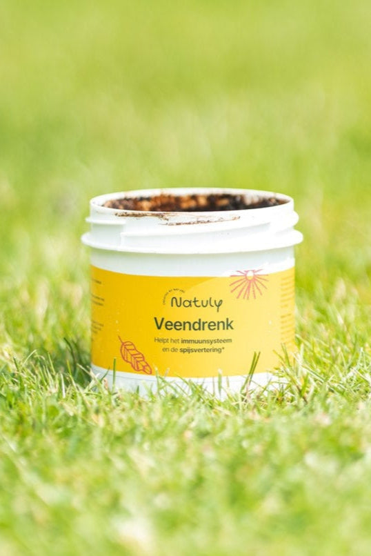 Veendrenkstof pot open
