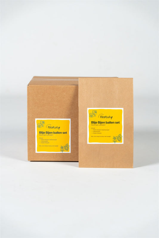 Blije bijen ballen zaadbommen