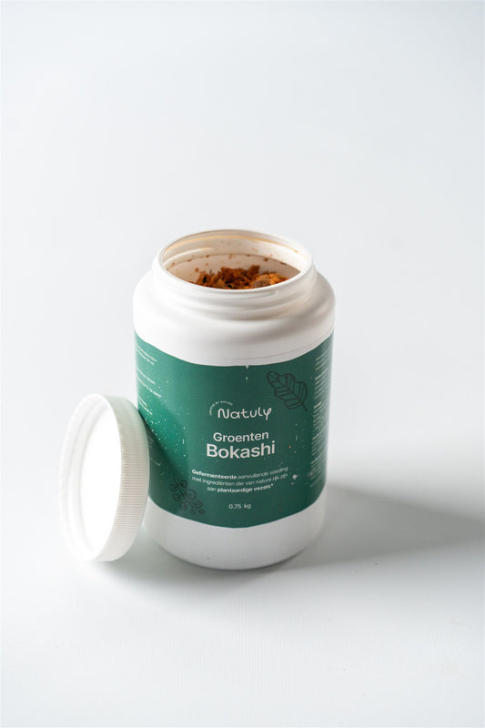 Groenetn bokashi pot open