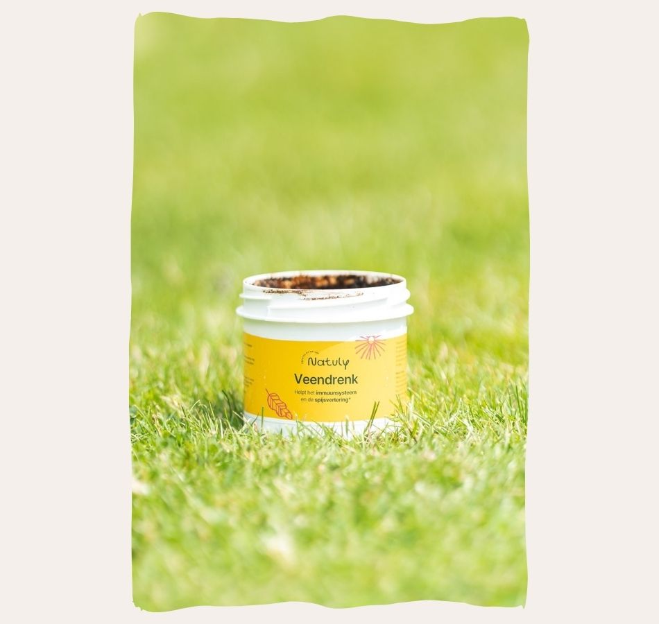 veedrenk in gras